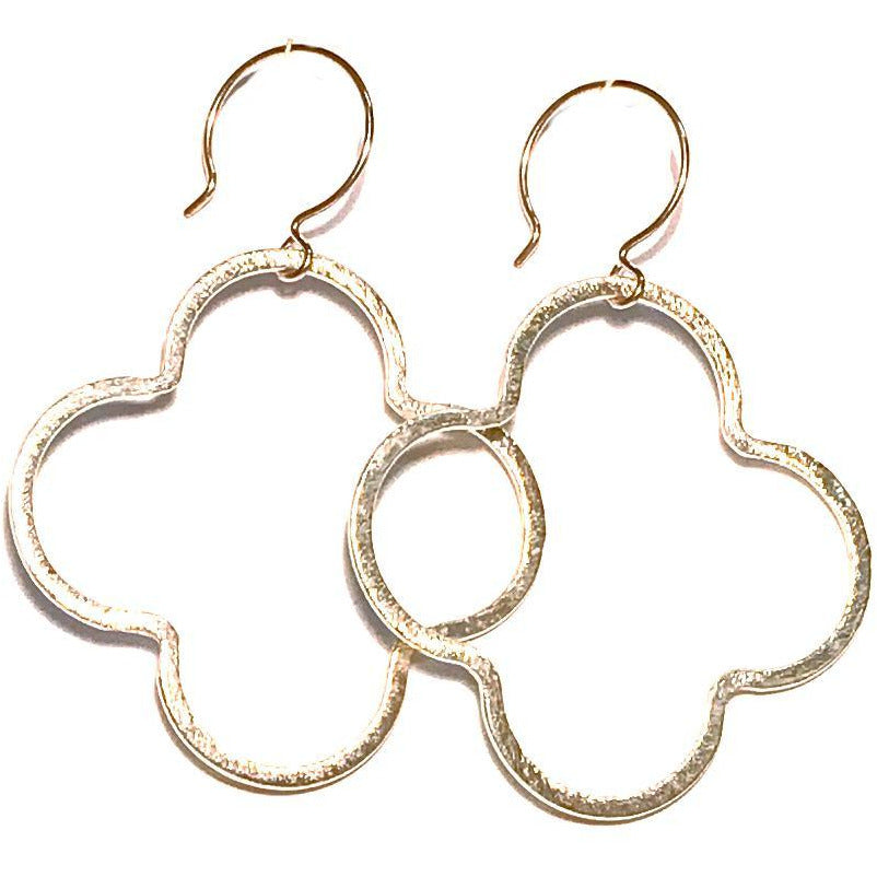 Meredith Quatrefoil Drop Earrings